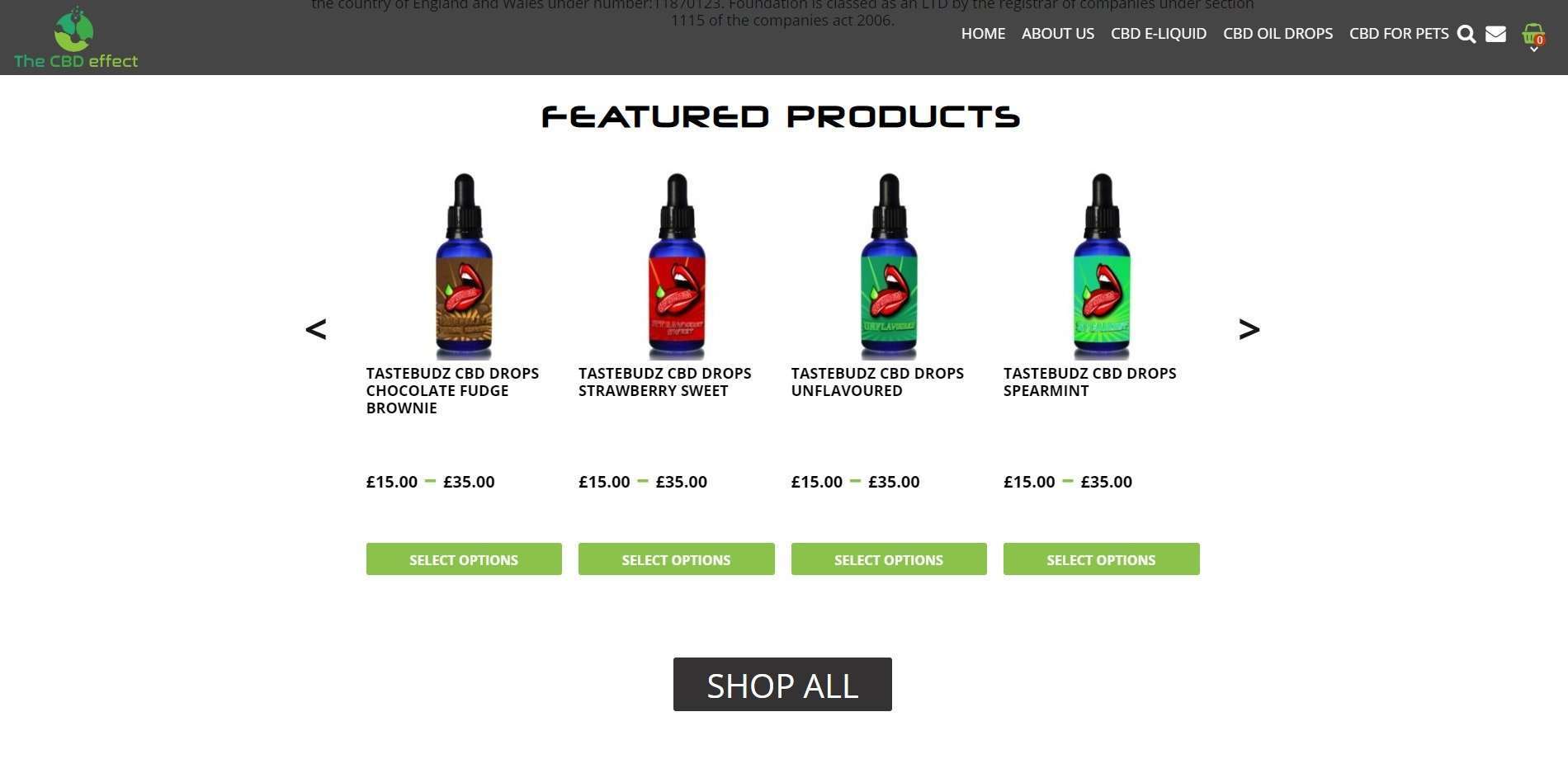 CBD Effect Projects | Website Design