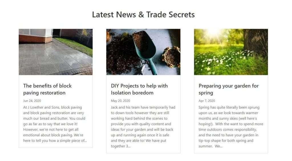 J Lowther blogs
