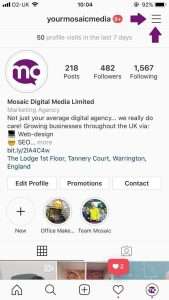 Instagram Verification Step 1