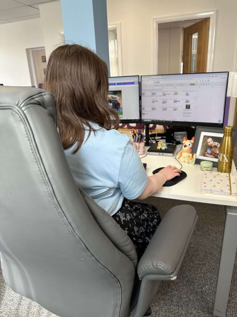 Georgia Working On Her Digital Marketing Strategy and Content Plan